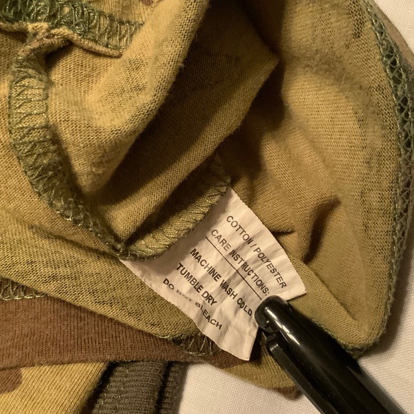 BACKBONE Green Camo Sleeveless T-Shirt Tank Top (Large) - Picture 7 of 7